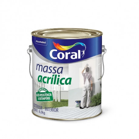 MASSA ACRILICA CORAL 3,6L