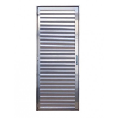 PORTA ALUM PRADO PALHETA L25 80 ESQ