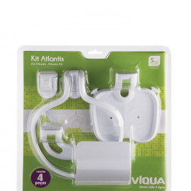 ACESS. KIT VIQUA BRANCO ATLANTIS 4 PCS