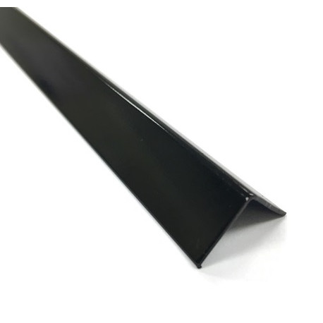 CANTO L ALUMINIO. PRETO 5/8 (15MM)X 3M