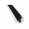CANTO SEXTAVADO ALUMINIO PRETO 3M