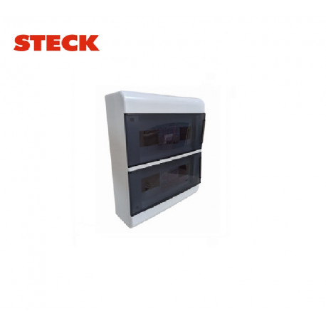 QUADRO LUZ STECK 24 DISJ TAMPA FUME