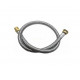 MANGUEIRA GAS MALHA ACO MACHO/FEMEA 1,5M