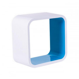 NICHO QUADRADO ASTRA PVC BCO/AZUL 36CM