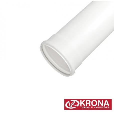 TUBO ESGOTO KRONA 75MM (3) BARRA 6 METROS