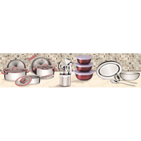 FAIXA CERAMICA GISELI(08X33CM) LR-10.179