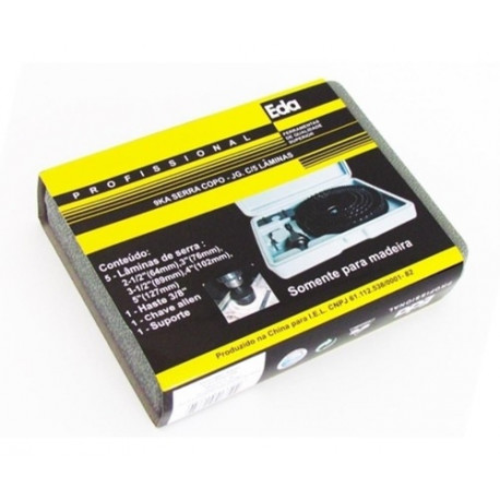 JOGO SERRA COPO EDA MAD.9KA 8PC 5 LAMINAS