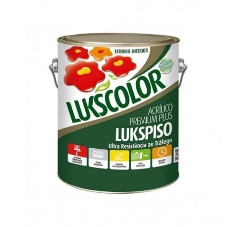 TINTA PISO LUKSCOLOR BRANCO 3,6L