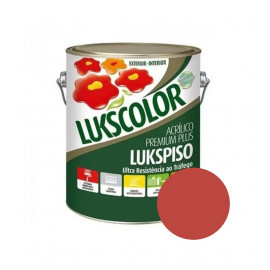 TINTA PISO LUKSCOLOR VERMELHO SEG 3,6L