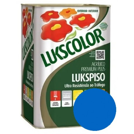TINTA PISO LUKSCOLOR AZUL 18L