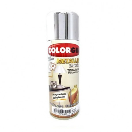 SPRAY COLORGIN METALIK CROMADO 350ML