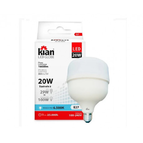 LAMPADA LED. 20W BLUMENAU/KIAN 6500K BIV