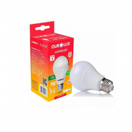 LÂMPADA LED. 09W OUROLUX 6500K BRANCA BIVOLT