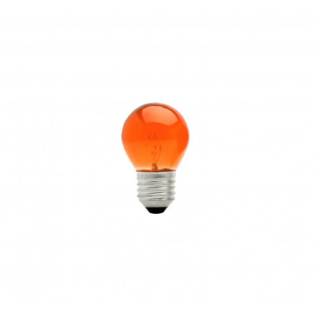 LÂMPADA BOLINHA BRASFORT LARANJA 15W 127V