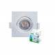 SPOT LED QUADRADO EMB. TASCHIBRA 5W BIV