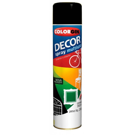 SPRAY COLORGIN/LUKS PRETO FOSCO 400ML