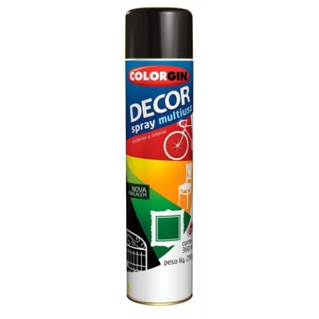 SPRAY COLORGIN/LUKS PRETO BRILHANTE 350ML