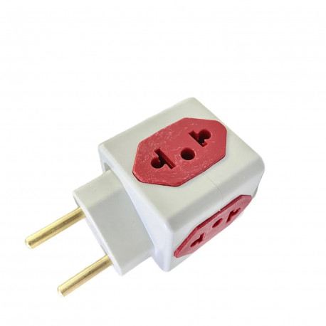 ADAPTADOR.CUBO 4 LADOS 10 A 20A