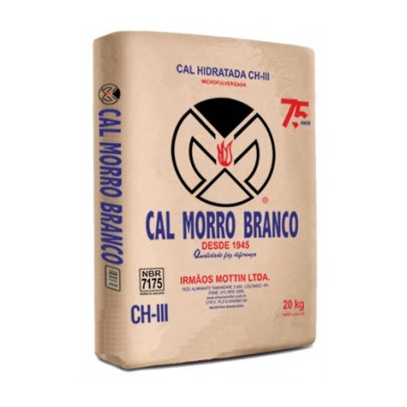 CAL HIDRATADA MORRO BRANCO CH3 20KG