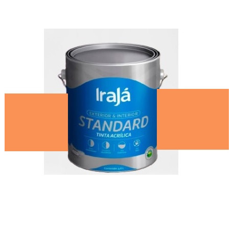 LATEX IRAJA ACRILICO STAND TANGERINA 3,6L