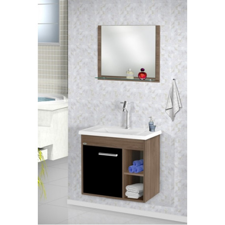 TOUCADOR MM FLORENCE BCO/PRETO ESPE.60CM