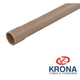 TUBO SOLDÁVEL MARRON KRONA 1 (32MM) BARRA 6 METROS