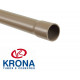 TUBO MARRON KRONA 2 (60MM) BARRA 6 METROS