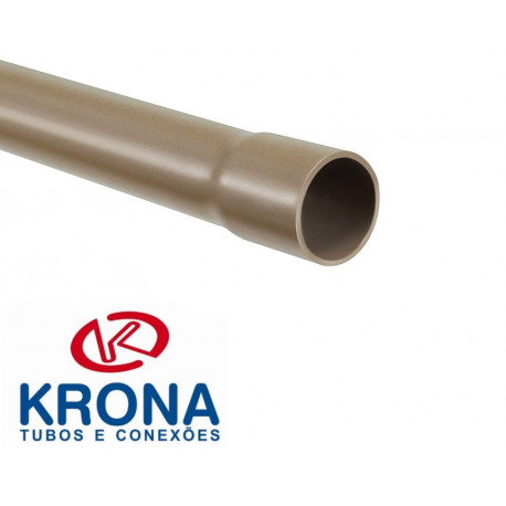 TUBO MARRON KRONA 2 (60MM) BARRA 6 METROS