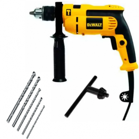 FURADEIRA DEWALT 1/2 DWD502 KIT 5BROCA 220V