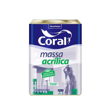 MASSA ACRILICA CORAL 25 KG