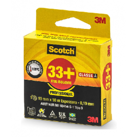 FITA ISOLANTE 3M SCOTH 33+ 10M