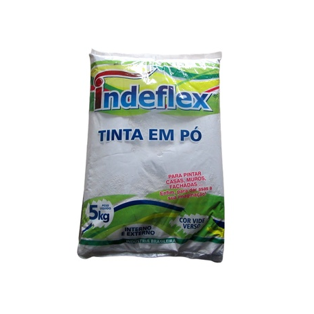 TINTA EM PO INDELFLEX BRANCA 05KG