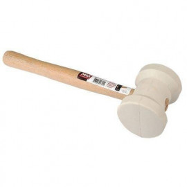 MARRETA BORRACHA MAX BRANCA 40MM PEQUENA