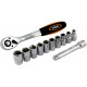 JOGO SOQUETE FOX LUX COM CATRACA BLISTER 12PCS