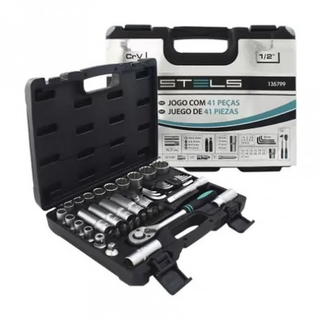 JOGO SOQUETE STELS 1/2 41 PCS