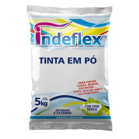 TINTA EM PO INDELFLEX VERDE 05KG