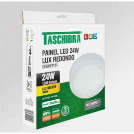 PAINEL LED SOBR TASCHIBRA REDOND 285MM24W BIV