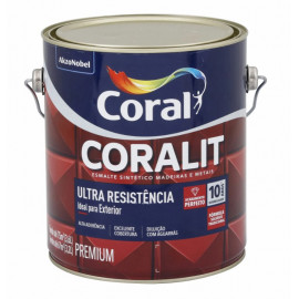 ESMALTE 3,6L BRANCO B.AGUA BRILHO CORALIT