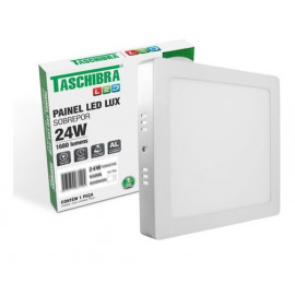 PAINEL LED SOBR TASCHIBRA QUADR 285MM24W BIV