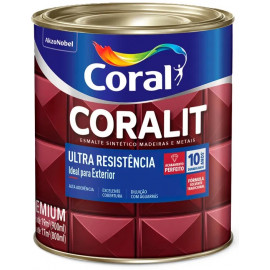 ESMALTE 900ML BRANCO BRILHO CORALIT