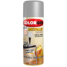 SPRAY COLORGIN METALIK PRATA 350ML