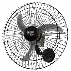 VENTILADOR PAREDE ARGE TWIST PRETO 3P 60CM BIV