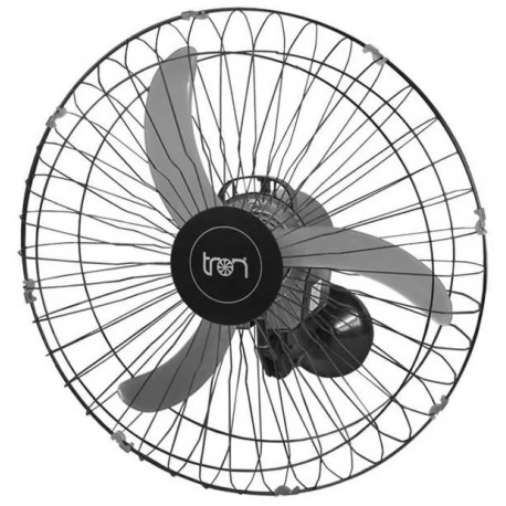 VENTILADOR PAREDE TRON PRETO 60CM BIV