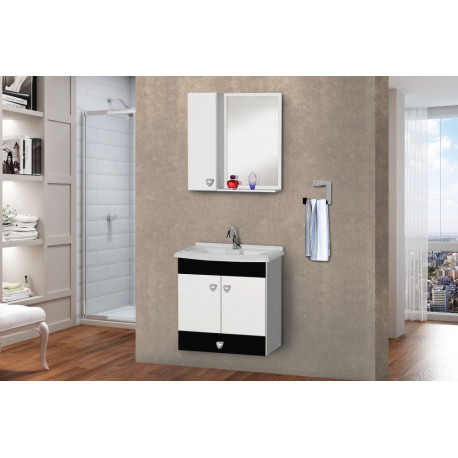 TOUCADOR IMIGRANTES BARI 40CM PRETO