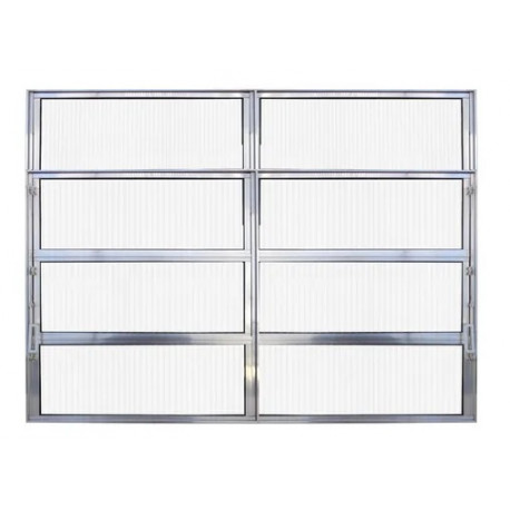 VITRO ALUM BRILHO BASCULANTE PRISMA 80 X 1,20