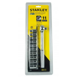 JOGO SOQUETE STANLEY 1/2 C.CATRACA 11PCS
