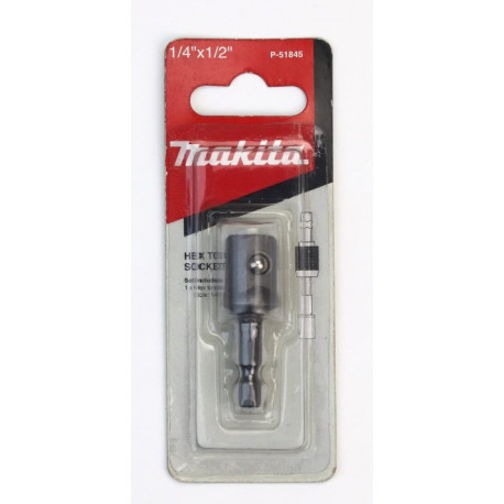 ADAPTADOR SOQUETES MAKITA 1/4 X 1/2