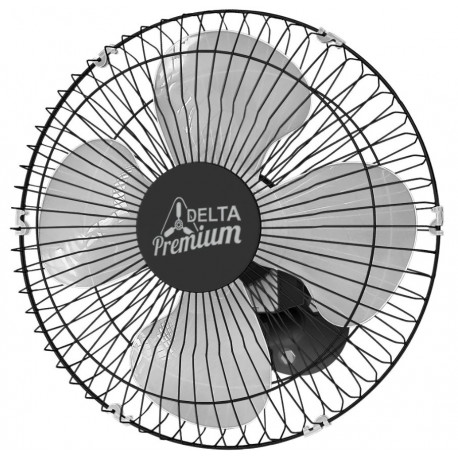 VENTILADOR PAREDE DELTA 5425 PRETO BIV 50CM