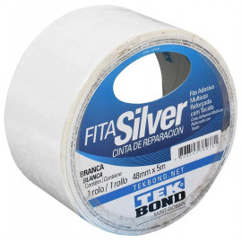 FITA SILVER TAPE TEKBOND BRANCA 48MM 5M