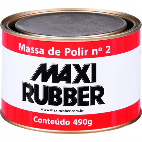MASSA POLIR MAXI RUBBER 490G